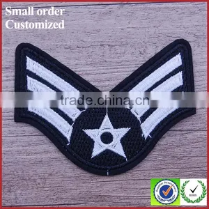 High Quality Custom Print Hot Sale Sew on Embroidery Letter Patches for Hat thumbnail-1