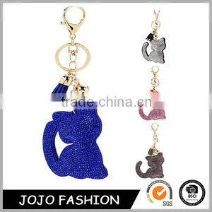 Wholesale Animal Tassel Keychains Car Keychain Bag Leather Keychain thumbnail-1