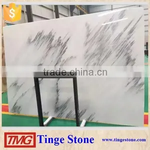 Chinese Black Stripe Ink White Marble thumbnail-1