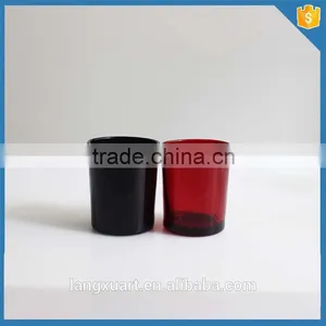 Cheap Small Black Glass Votive Candle Holder thumbnail-1