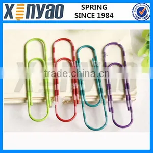 Promotional Gifts Customer Design Colorful Big Metal Paper Clip Quality Choice thumbnail-1