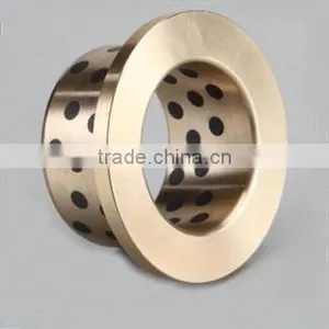 Customized Oilless Solid Lubricant Brass Bush thumbnail-2