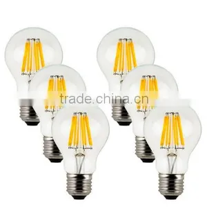 LED Edison Filament Bulb Light UL E26 6W 120lm/watt Flicker Free thumbnail-1