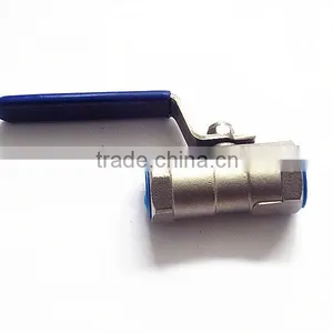 Stainless Steel 1 PC 1/2" 316 BALL VALVE thumbnail-3