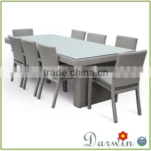 Classic Rattan Stackable Dining Utensil Table Set thumbnail-1