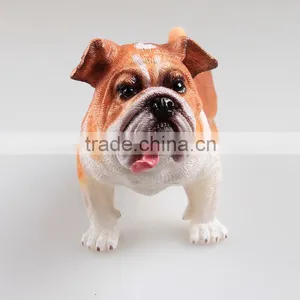 Recur Non-toxic Materials Animal Toys Plastic Bulldog Farm Animals For Kids thumbnail-3