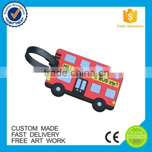 Made in China Fashion 3d Custom Pvc Luggage Tag thumbnail-2