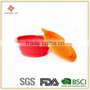 Cheap Mini Silicone Pet Collapsible Bowl thumbnail-3