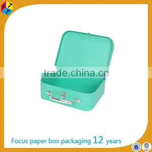 Gift Pacakaging Cardboard Paper Suitcase Box Mini Suitcases Wholesale thumbnail-3
