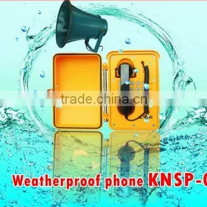 KNSP-08 Ip67 Waterproof Loudspeaker Voice Broadcasting DTMF/impulse Dialling Door Phone thumbnail-2