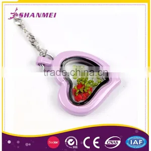 OEM Acceptable High Quality Discounted Price Cheap Fashion Heart Shape Keychain thumbnail-1