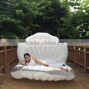 Custom Inflatable Seashell Swimming Pool Floats Toys Inflatable Pool Float Manufacturers thumbnail-2
