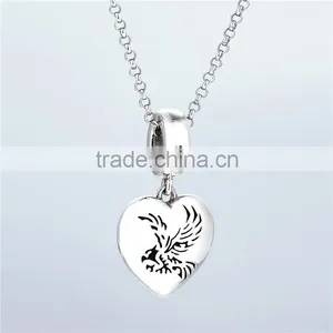 2016 Trendy Sliding Heart Shape Pendants Jewelry thumbnail-2
