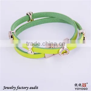 Love Leather Band Teen Leather Bracelet thumbnail-1
