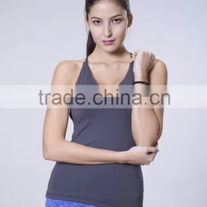 Women Sexy Tank Yoga Workout Fitness Wear Sports Top thumbnail-3