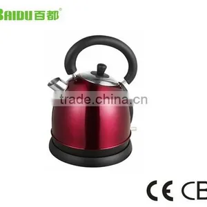 Baidu Wholesale Classic Design 1.8L Long Spoute Stainless Steel Electric Kettle Anti Slip Base thumbnail-6