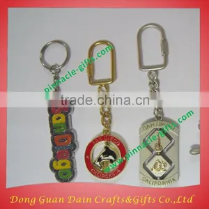 2016 New Style High Quality Zinc Alloy Keychains With Gliter thumbnail-1