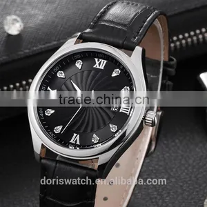 China Watch Factory Newest Design Waterproof Fashion Leather Watch, Wholesale Promotional Men Watch thumbnail-3