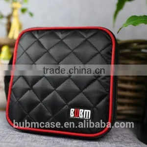 Fashion Black 32 Capacity 230D Space Twill PVC Fabric DVD Case CD Holder Personalized cd Case Dvd Cases thumbnail-4