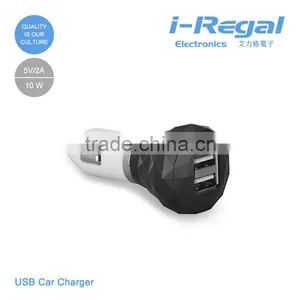 2.1A + 3A Dual USB Car Charger 2 Port Charge for IPad for IPhone 5s 4s 4 Phone / PDA / Mp3 / Mp4 for Samsung thumbnail-1