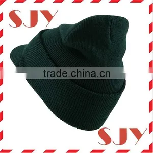 Fashion Knitted Cotton Beret With Visor thumbnail-2