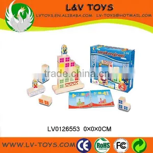 Funny Small Engineer Wooden Puzzle Toy Block Toy Games for Kids thumbnail-1