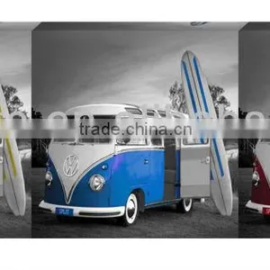 Classical Car Nature Canvas Painting thumbnail-1