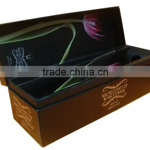 Luxury Rigid Paper Cardboad Wine Factory Use Tube Wine Gift Box thumbnail-1