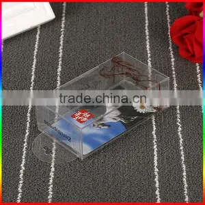 Customzied Clear PVC Plastic Rectangle Fold Box Packaging With European Hook thumbnail-1