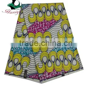 African Angelina Fabrics Ankara Real Wax Print Fabric SMRC-21 African Wax Print Fabric for Wholesale thumbnail-4