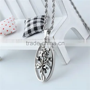 Latest New Fashion Stainless Steel Casting Flower of Life Pendant thumbnail-2