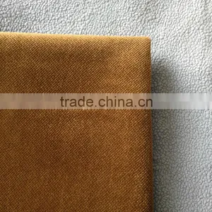100%polyester Burnt-out Velboa Knitting Sofa Fabric Bonding With TC thumbnail-2