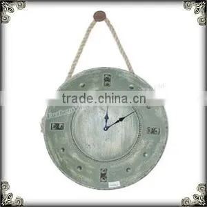 New Arrival Rustic Retro Hanging Clock thumbnail-1