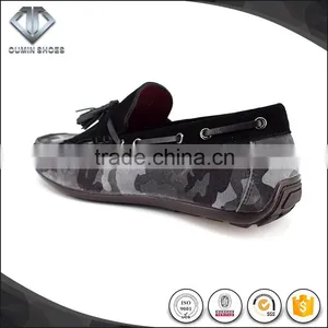 In Style 2016 Italy Show Camo Suede Driving Shoes thumbnail-5