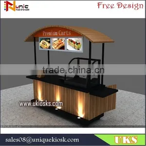 Cheap Mobile Fast Food Carts for Display /fast Food Counter for Design. thumbnail-1