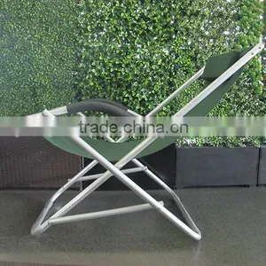 High Quality Aluminum Frame Folding Beach Chair thumbnail-1
