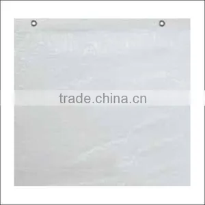 2015 Hot Sale White Color PE Tarpaulin With Aluminum Eyelets thumbnail-1