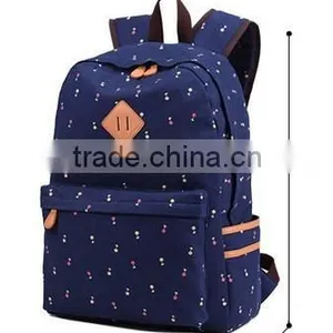 Campus Backpack School Book Shoulder Bag Canvas Backbag thumbnail-1