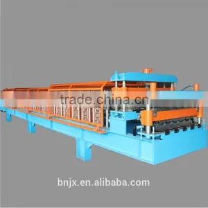China Supplier Aluminum Plate Double Layer Cold Forming Machine thumbnail-1