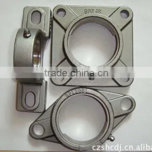 Square Stainless Steel Casting Bearing Mounting Bracket thumbnail-1