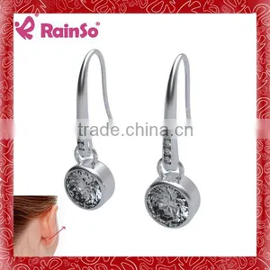 Cubic Zirconia Earring Silver thumbnail-1