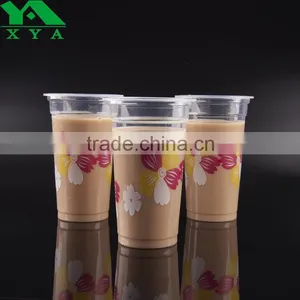 Logo Printed Clear Plastic Cups thumbnail-1