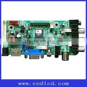 LED/LCD TV Driver Board,support TFT 14''-32'' Screen.USB(picture and Music) thumbnail-1