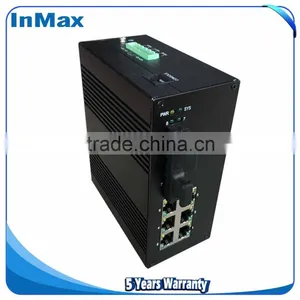 Managed Network Switch, Layer 2 8 Port 100M Din-Rail IEC61850 Simple Optical Fiber Ethernet Switch I608A thumbnail-3