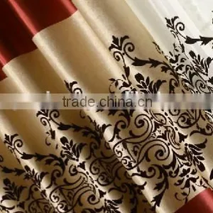 2015 Moden Flocd Blackout Fabric Window Curtain Home Textile Sun Protection Curtain thumbnail-4