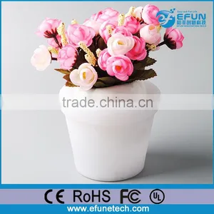 Outdoor/indoor Rechargable Rgb Color Changing Decorative Led Flower Planter thumbnail-4