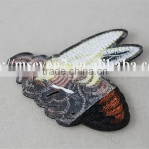 Fancy Design Brown Color Insect Sew on Embroidery Patch for Clothes thumbnail-5