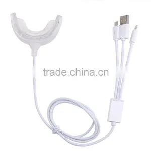 Newest Phone Connected Teeth Whitening Mini Light With USB/Android/iPhone Interface thumbnail-1