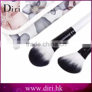 12 Pcs High Quality Makeup Cosmetics Brushes Set Kits With Flower Pattern Case thumbnail-4