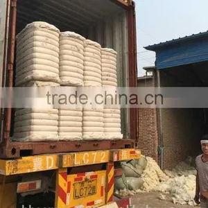 Chinese Fleece Sheep Wool, Mogolian Sheep Wool, 28-32mic&70-110mm, Raw White Color thumbnail-6